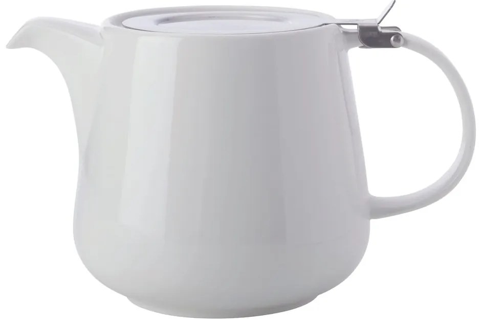 Biela porcelánová čajová kanvica so sitkom Maxwell &amp; Williams Basic, 600 ml