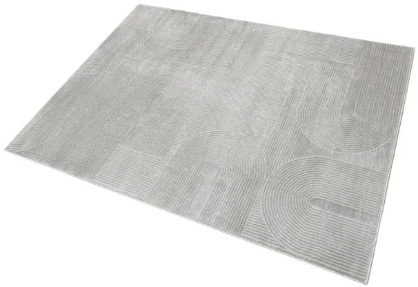 Koberec MISHA J087A svetlosivý / tmavosivý