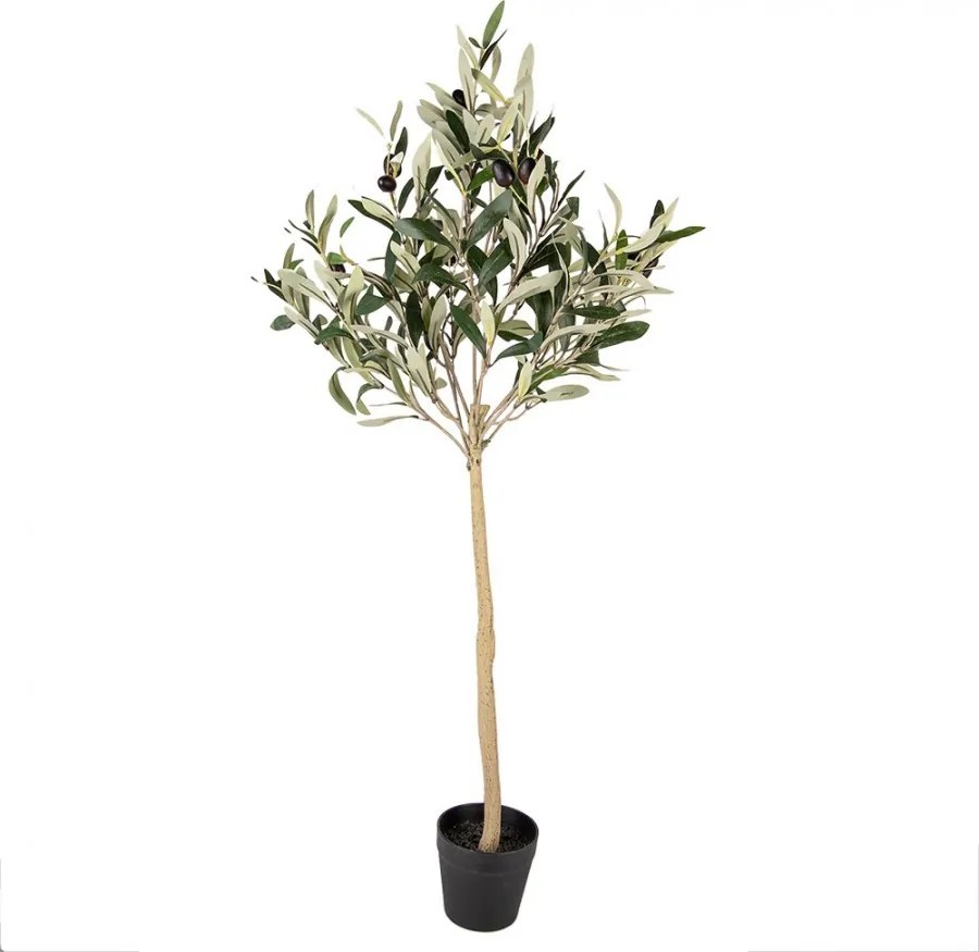 Dekorácia umelý stromček olivovník s olivami Olea Tree- 20*20*90 cm