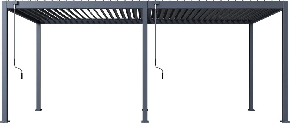 Bioklimatická pergola ECO 6x3 m, oceľ - voľne stojaca