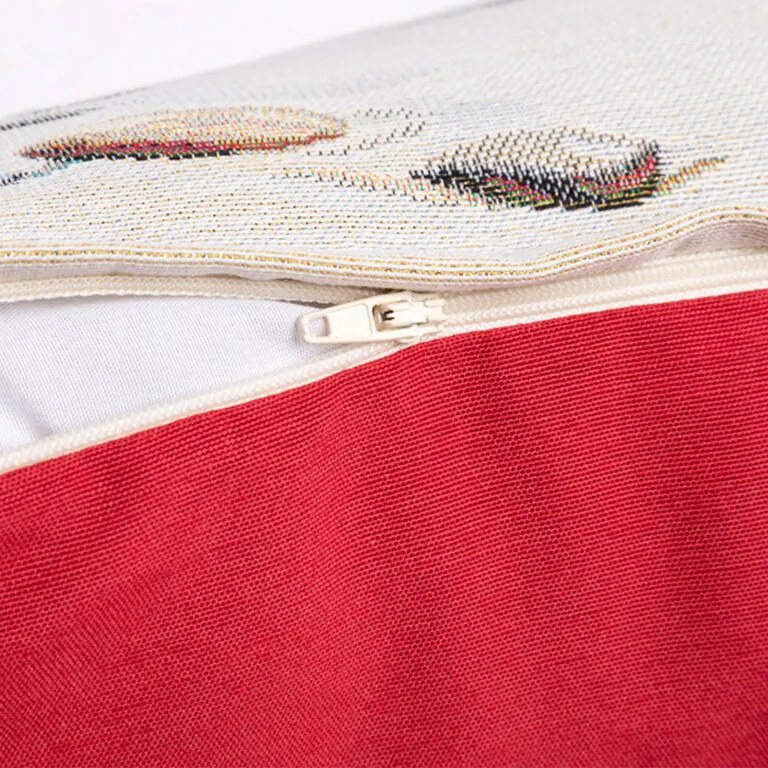 Gobelínová obliečka na vankúš VIANOČNÝ ŠKRIATOK 45 x 45 cm