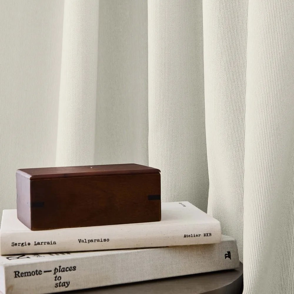 Béžový menčestrový termo záves 140x260 cm Madison – douceur d'intérieur