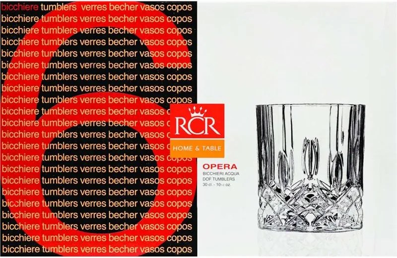 RCR OPERA POHÁR NA WHISKY 300ML SADA 6 KS