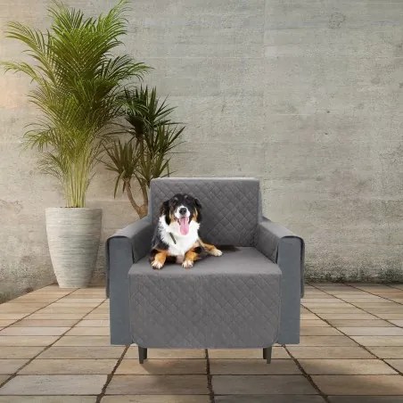 Poťah na kreslo PARIS sivý