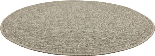 Obojstranný koberec BRUSSELS 205989/10610 béžový / krémový kruh