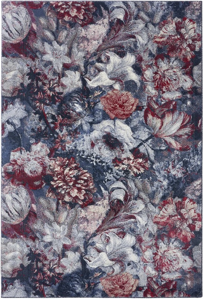 Nouristan - Hanse Home koberce Kusový koberec Romance 104623 Blue/red - 80x150 cm