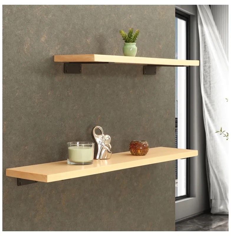 Polica na stenu s konzolou Lisa 125 cm BUK