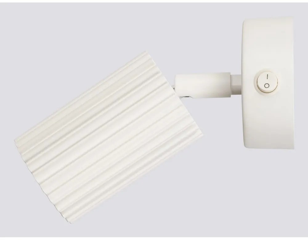 Krémovobiele bodové svietidlo 8x16 cm Gleam – Sollux