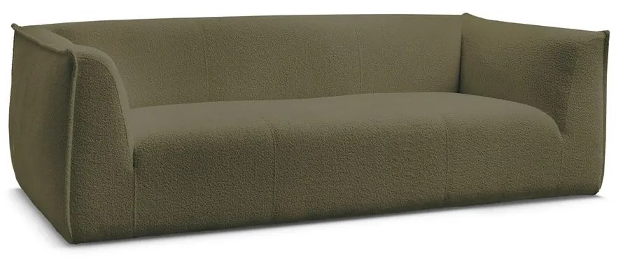 Zelená pohovka z textílie buklé 242 cm Giorgia – Bobochic Paris