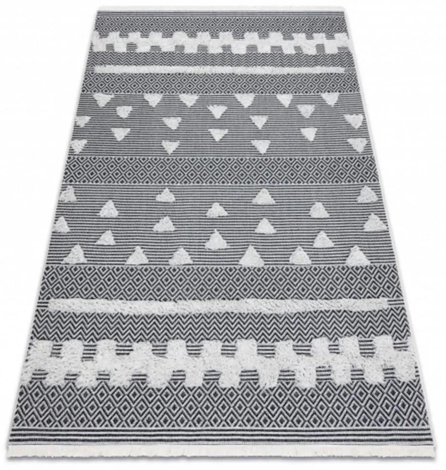 Kusový koberec Jonas sivý 136x190cm