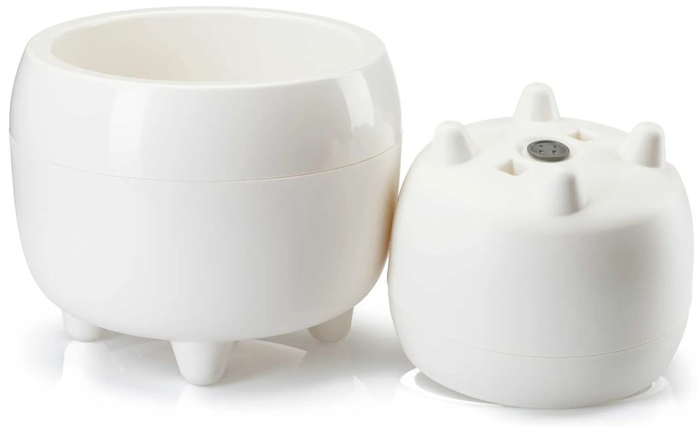 PLASTOVÝ KVETINÁČ BOTANICA 30X24 CM KRÉMOVÁ