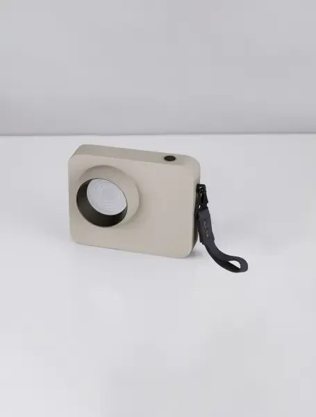 LED stmievateľná béžová stolná lampa Kedros 2