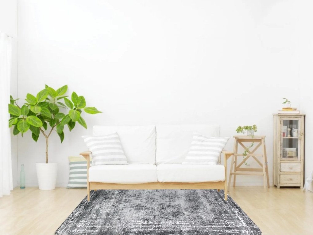 Berfin Dywany, Kusový koberec Elite 4356 Grey, 60x100, šedá, obývacia izba
