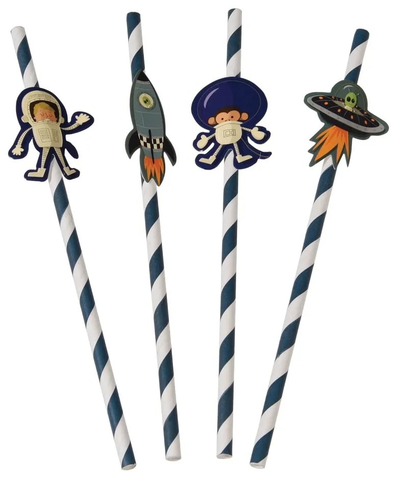 Sada 4 slamiek Rex London Space Adventures