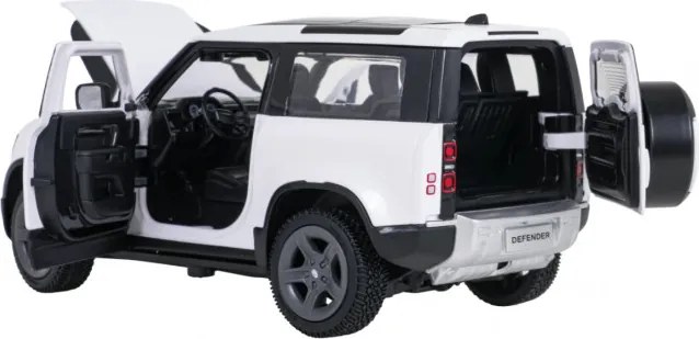 Model auta Land Rover Defender 90 1:24 RASTAR biely