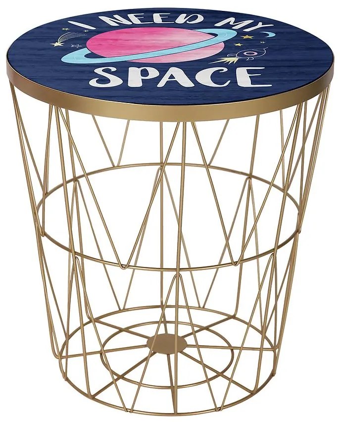 Konferenčný stolík Cosmic zlatý