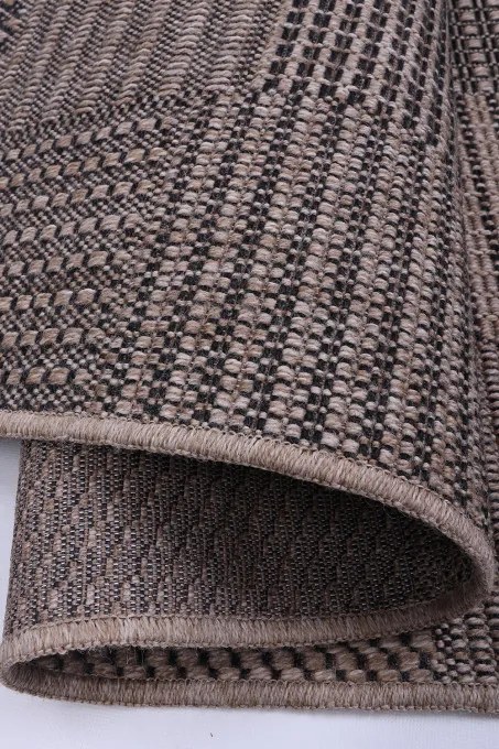 Koberec Indiana 08534A JUTE / BLACK