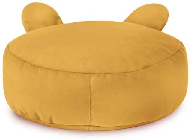 Plyšová podnožka TEDDY horčicová