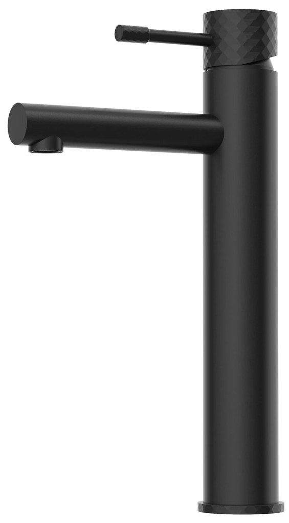 Gamma Roy, vysoká umývadlová batéria h-301, čierna matná, GMA-BRYPUW-BK