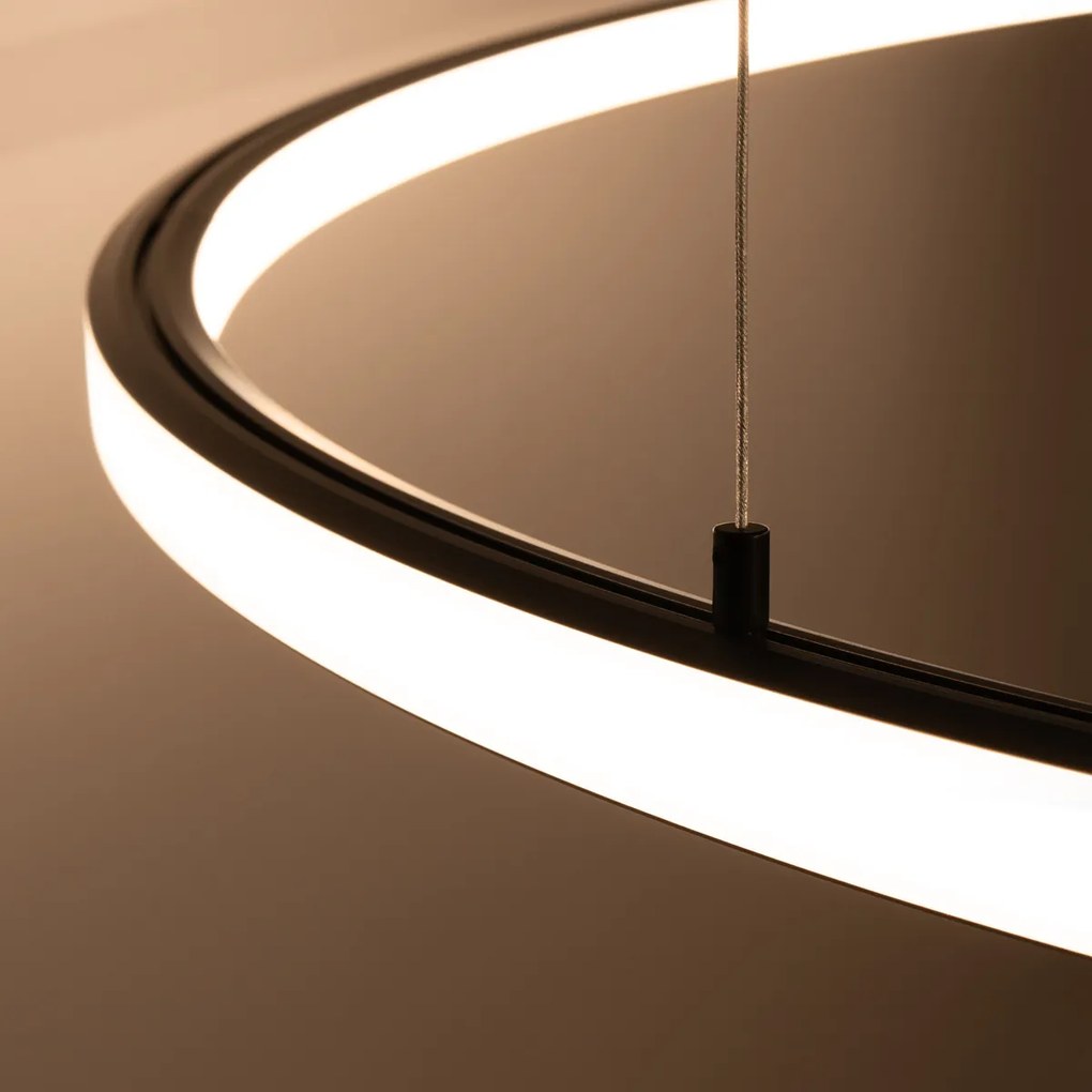 Závesné LED svietidlo Risa 120, 1x LED 76w, 3000k, b