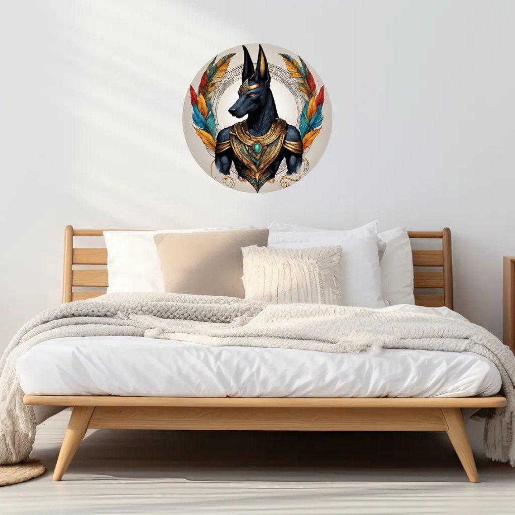 PIPPER. Anubis - textilná nálepka na stenu Veľkosť: 60 cm