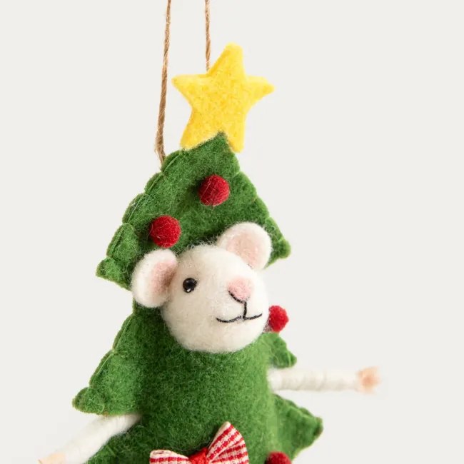 Závesná vianočná dekorácia PETTIES myška 752131