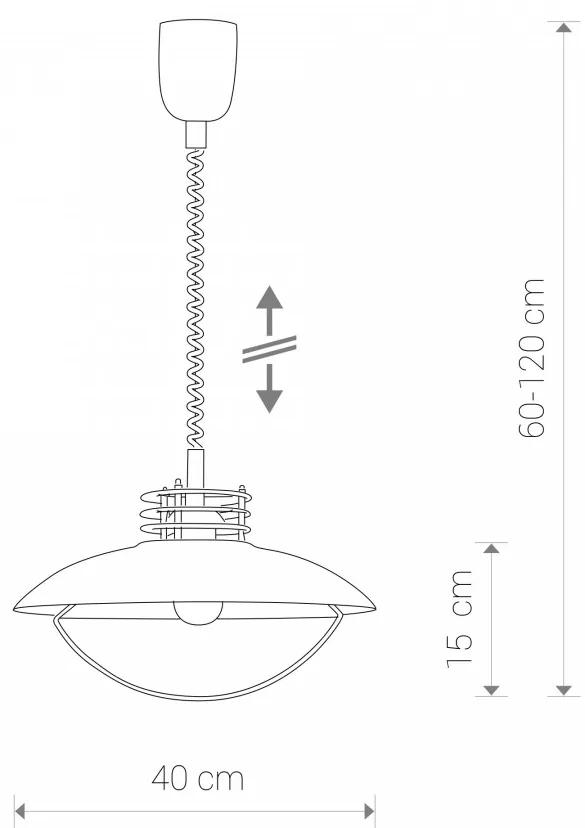 UFO SILVER 5322, h120 cm