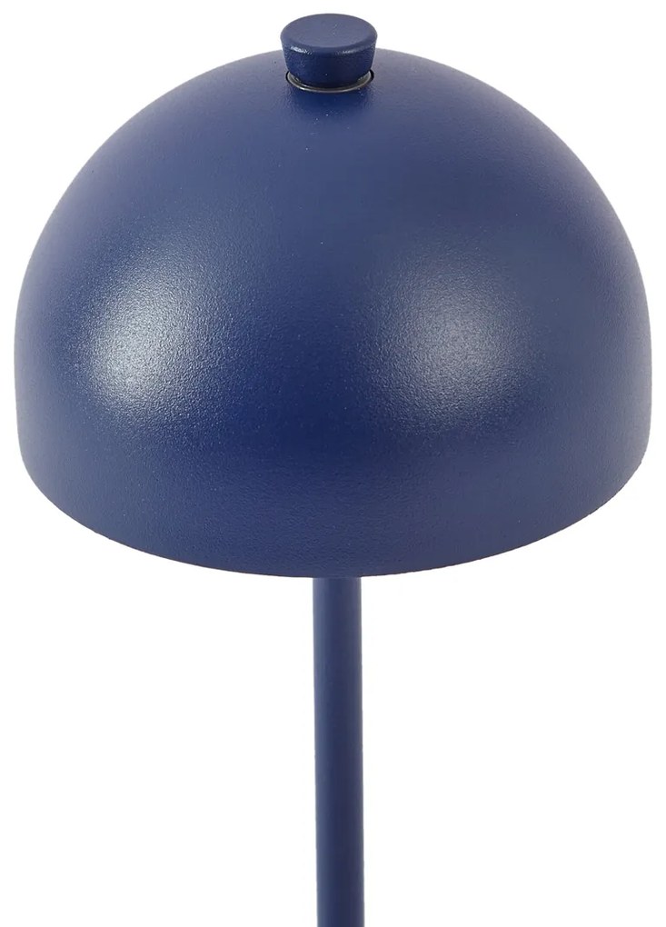 Stolná lampa modrá vrátane LED IP54 Nabíjateľná s nabíjacou stanicou - Squirrel