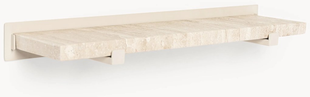Mramorový nástenný regál Ally, Š 60 cm