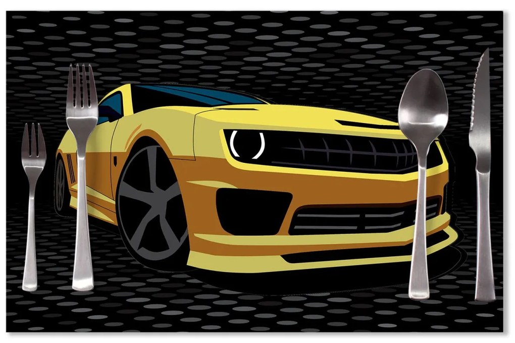 Sablio Prestieranie Chevrolet Camaro Bodky: 40x30cm