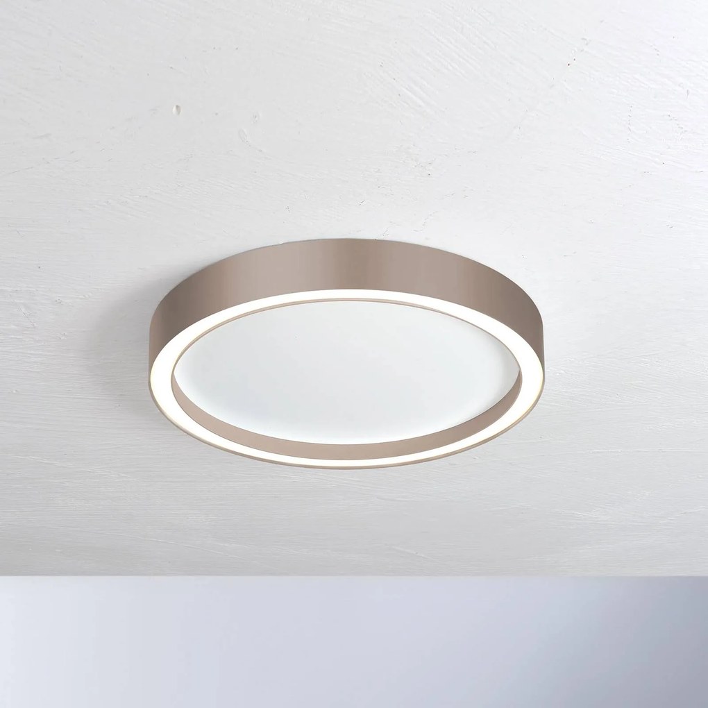 Bopp Aura stropné LED svietidlo Ø 55cm biele/taupe