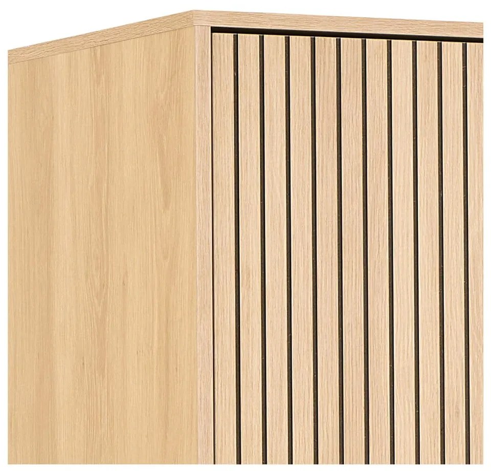 Šatníková skriňa v dekore duba v prírodnej farbe 99x200x60 cm Albany – Actona