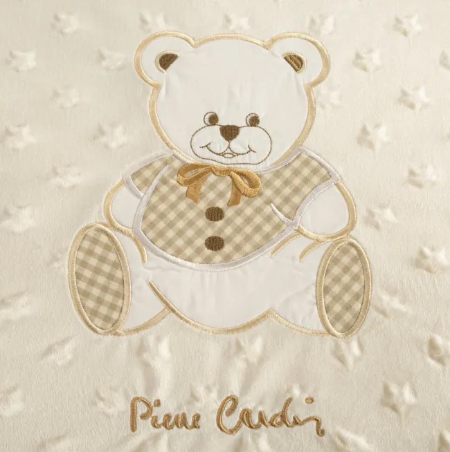 Detská deka Pierre Cardin BABY 4 béžová / biela