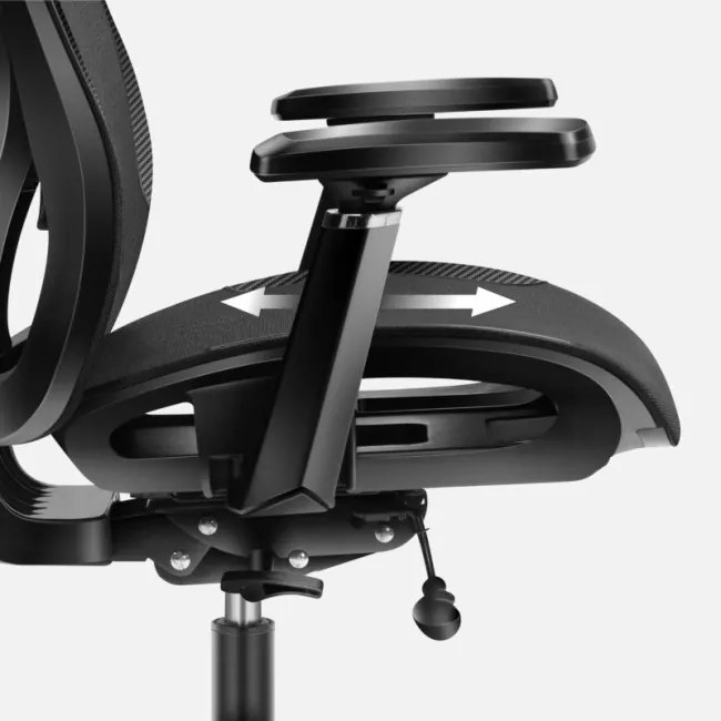 Ergonomická stolička Combat 7.3 Black Mesh