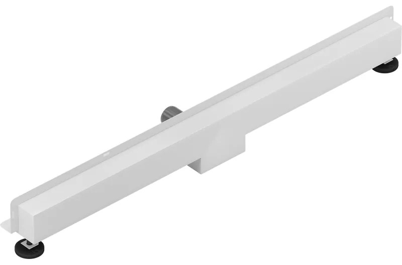 Mexen Flat Wall, sprchový žľab na stenu 2v1, 80 cm, biela, 1230080