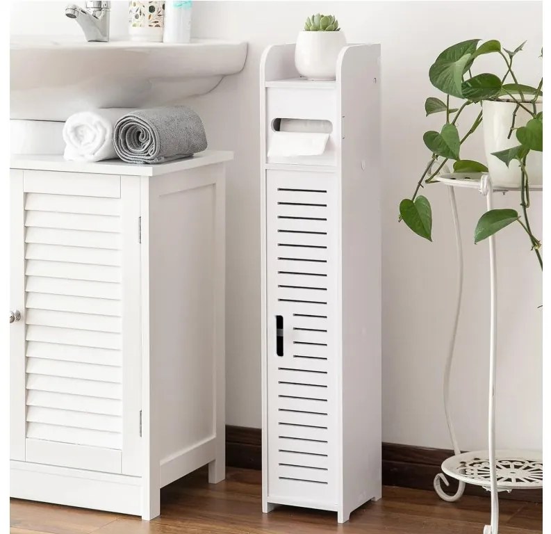 Stojaca skrinka do kúpeľne IBIZA biela