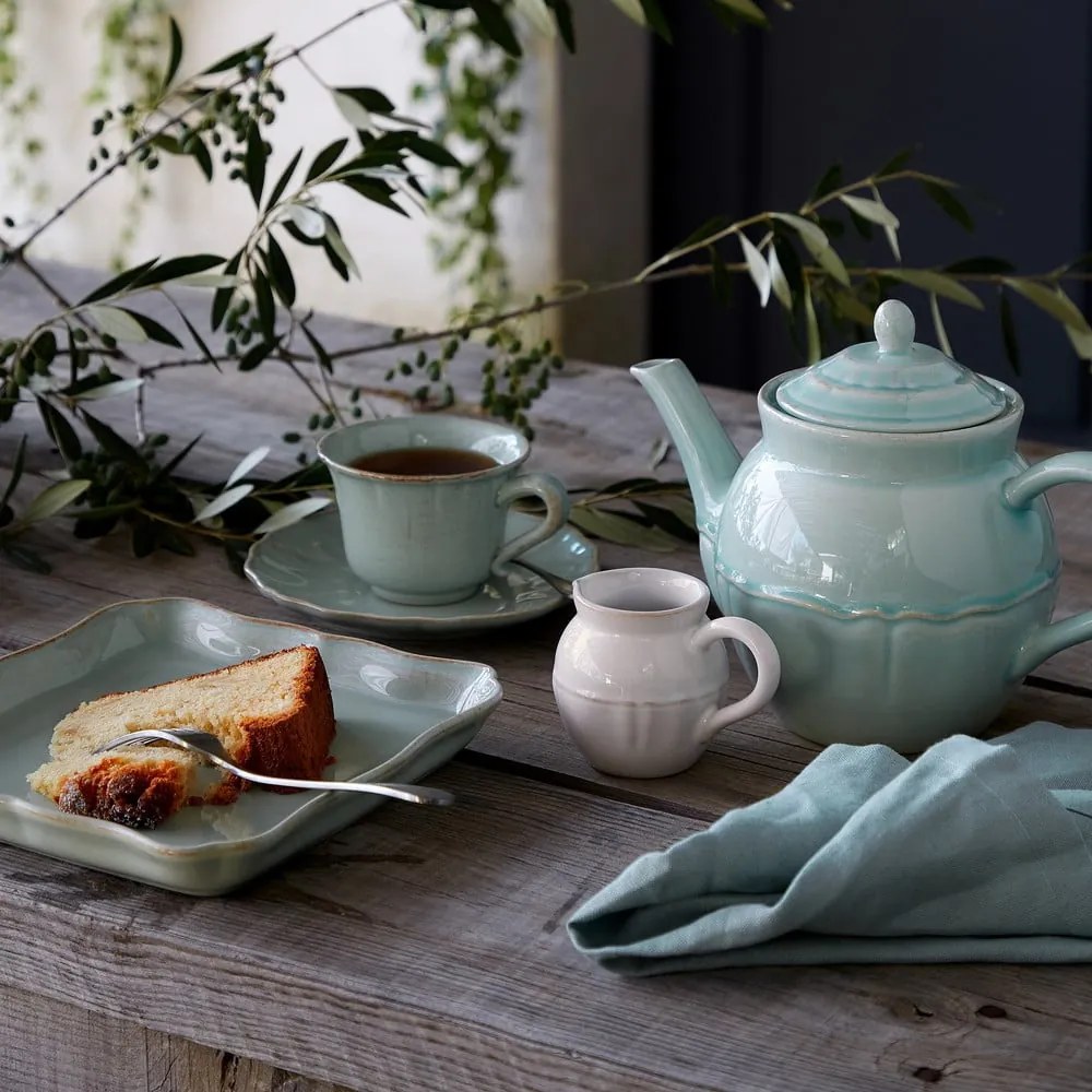 Modro-tyrkysová šálka z kameniny 220 ml Alentejo – Costa Nova