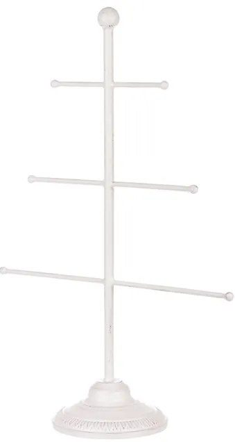 Autronic BONTEC Stojan kovový - na zavesenie ozdôb, strieborný Farba: Biela