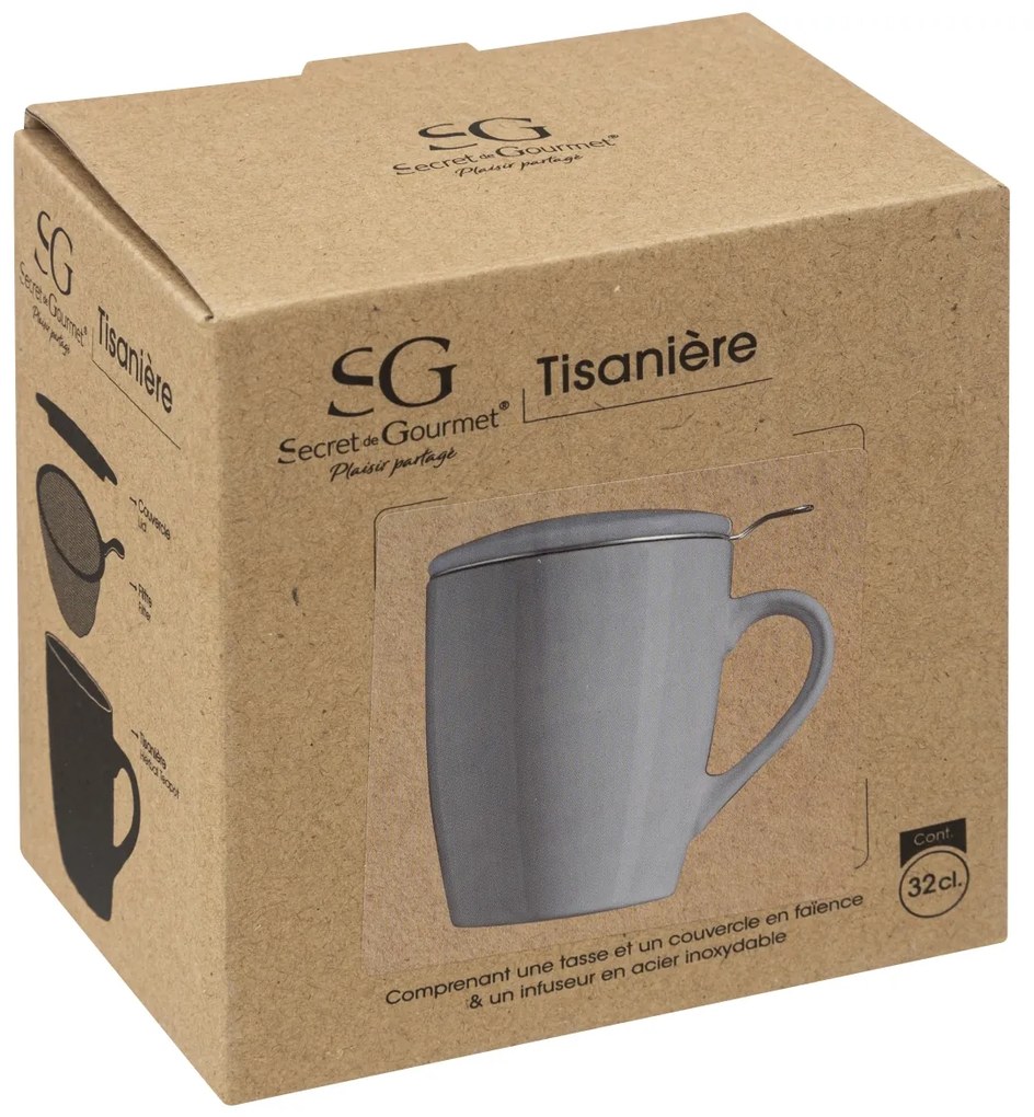 Čajová súprava Lian Grey 320 ml