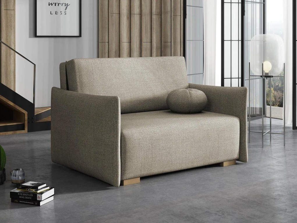 Rozkladacia pohovka Carivia Glov II (svetlohnedá) (s úl. priestorom). Vlastná spoľahlivá doprava až k Vám domov. 1105451