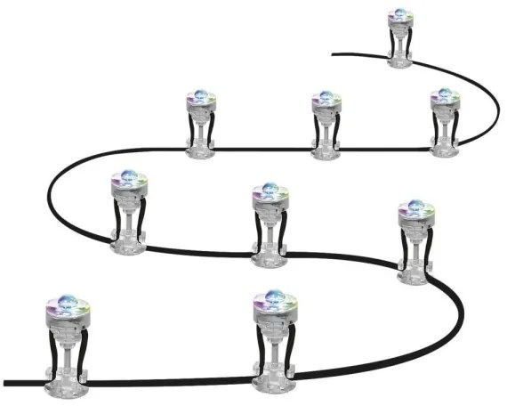 Ledvance - LED RGB Vonkajšia predlžovacia sada SMART+ 9xLED/2,5W/230V IP65 Wi-Fi