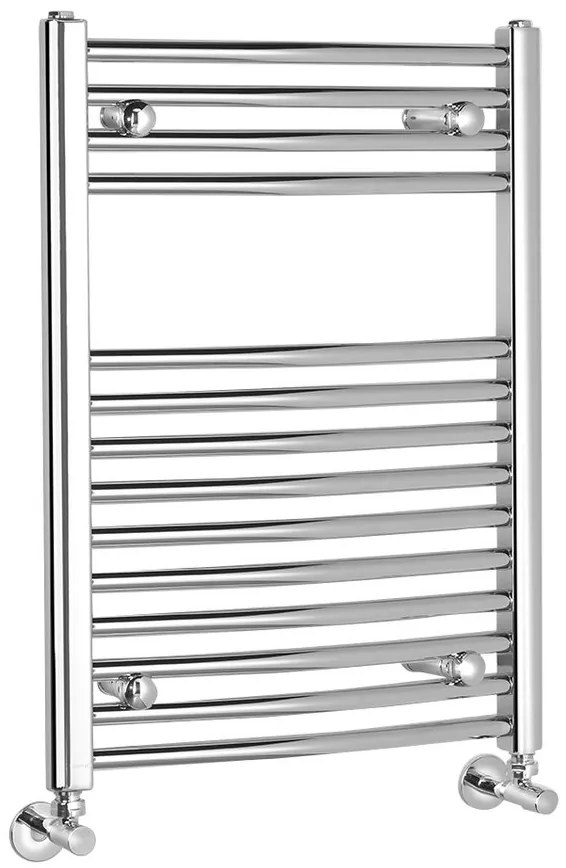 Aqualine, ALYA vykurovacie teleso oblé 500x688mm, 284W, chróm, 1110-02