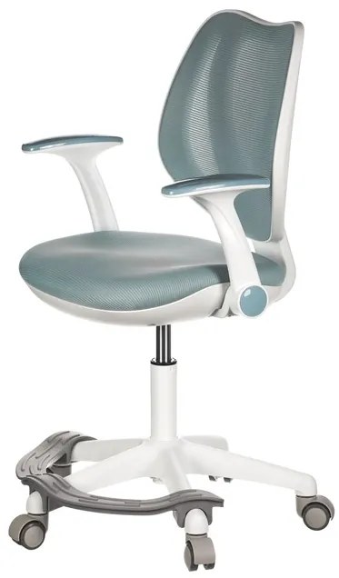 BONTEC Detská stolička, výškovo nastaviteľná, modrá sieťovina, KA-C806 BLUE Farba: Šedá