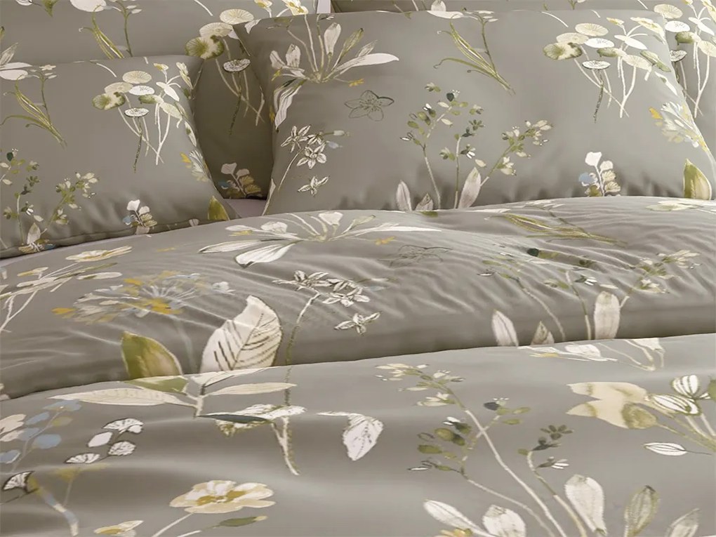 Obliečky z mikrovlákna MOLIRI sivohnedé Rozmer obliečky: 2 ks 70 x 90 cm | 200 x 220 cm