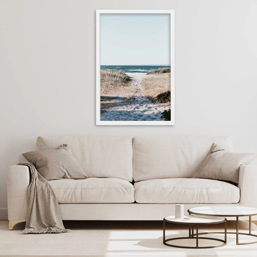 Gario Plagát Ideme na pláž Farba rámu: Bez rámu, Rozmery: 60 x 90 cm
