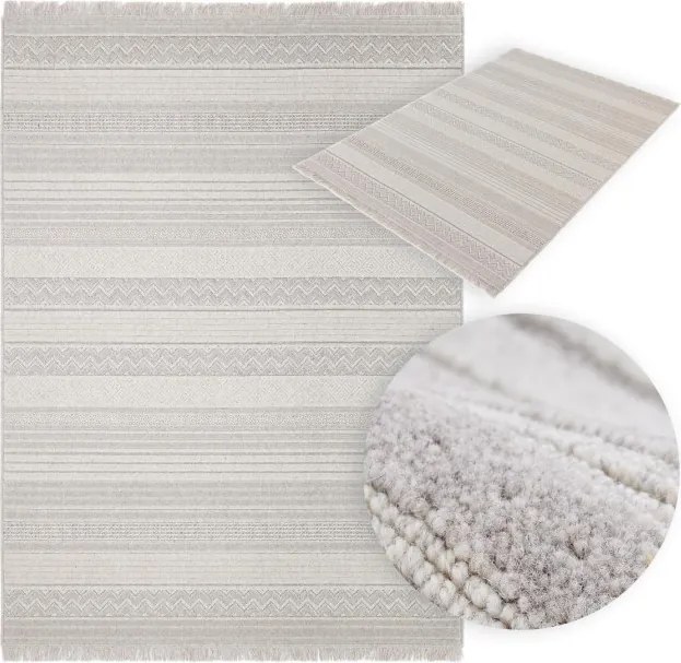 Koberec Agnella Noble Oni svetlosivý