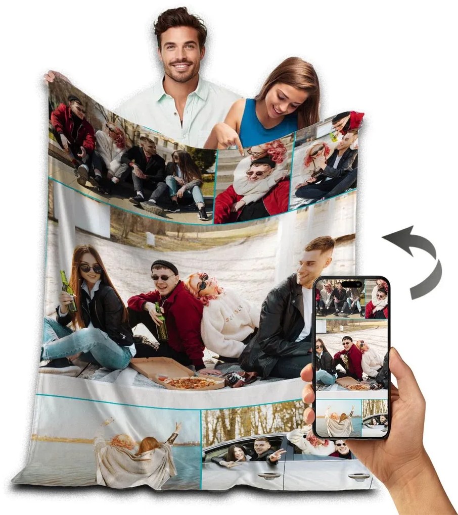 Sablio Deka s vlastnou potlačou: 145x120 cm