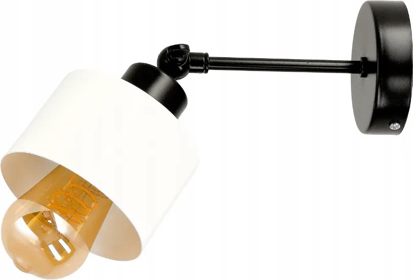 BERGE LED nástenné svietidlo 1xE27 KÚBIK WHITE