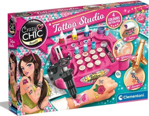 Tetovacie štúdio Crazy Chic Clementoni 18261
