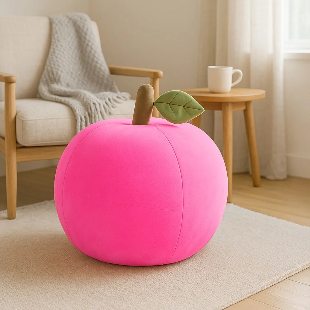 Vankúšik Squish Broskyňa Malvína, 35 x 35 x 35 cm